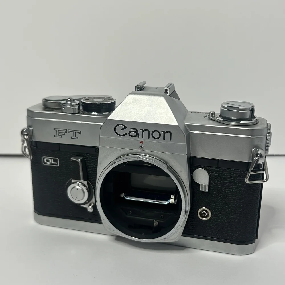 Vintage Canon FT QL Silver 35mm Film SLR Camera Body Only